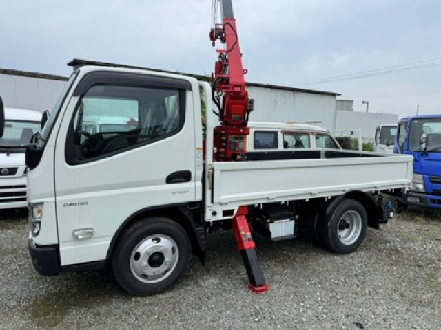 中古トラック 三菱ふそうクレーン付平ボディ