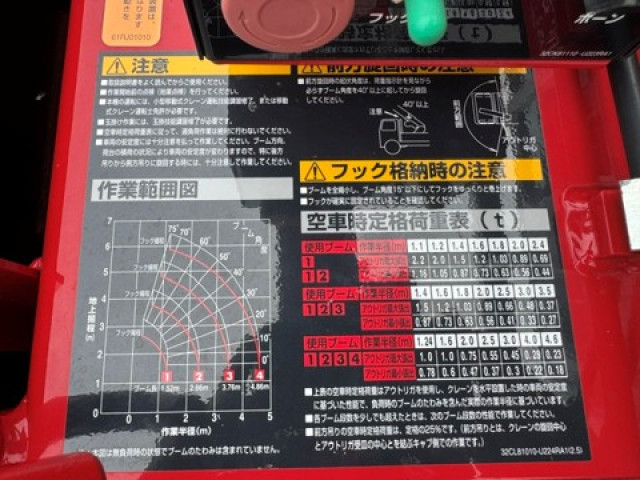 中古トラック 三菱ふそうクレーン付平ボディ #12