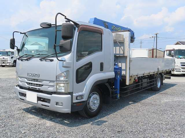 中古トラック いすゞ フォワード 増トンクレーン付平ボディ