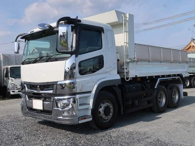 【リースレンタル専用車両】令和5年式 三菱ふそう スーパーグレート ダンプ Lゲート 新明和 ★楽のりパック施工済み!★