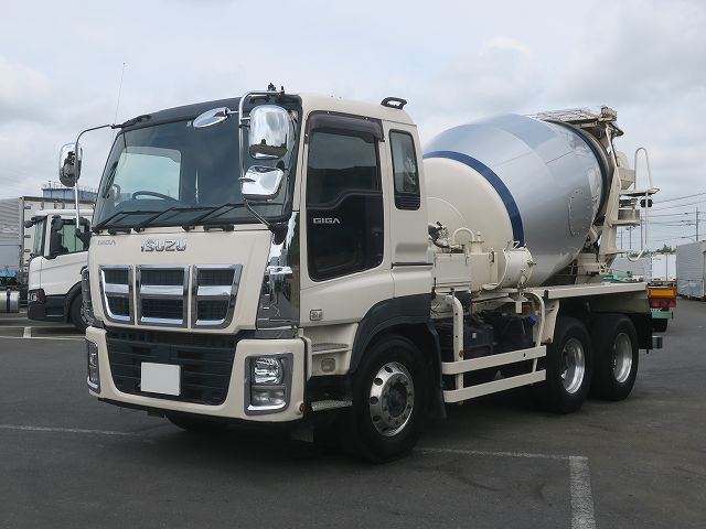 [Lease Rental Only Vehicle] 2016 Isuzu Giga Large Concrete Mixer Truck ★Equipped with Easy-Drive Package!★