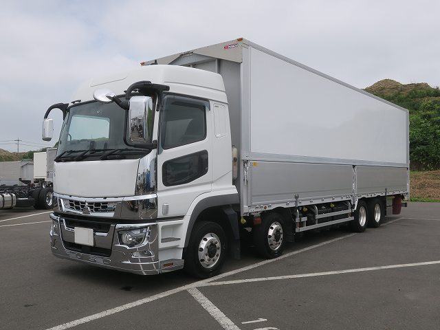 [Lease Rental Only Vehicle] 2020 Mitsubishi Fuso Super Grade Large Aluminum Wing Truck, 4-Axle Low Floor, High Roof, Aluminum Wheels, 380 HP ★Easy Ride Package Applied!★