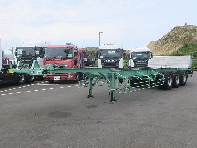 中古トラック トレクス40ft海コンシャーシ
