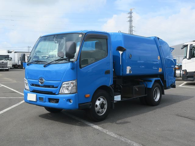【リースレンタル専用車両】令和3年式 日野 デュトロ パッカー(塵芥車) 巻き込み式 モリタ 容量6.2ｍ³ ★楽のりパック施工済み！★