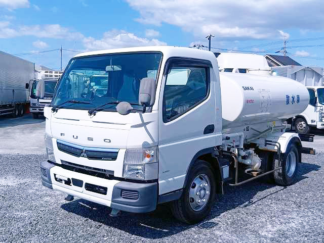【リースレンタル専用車両】令和1年式 三菱ふそう キャンター 小型 散水車 酒井重工製 最大数量4000L ★あんしん車検パック施工済★