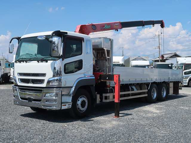中古トラック  三菱ふそう スーパーグレート 大型平ボディアルミブロック