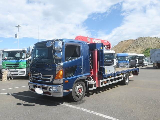 日野　車載車／キャリアカー／重機運搬車