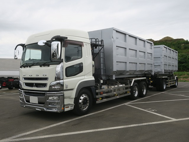 中古トラック 三菱ふそう 脱着式コンテナ専用車  
