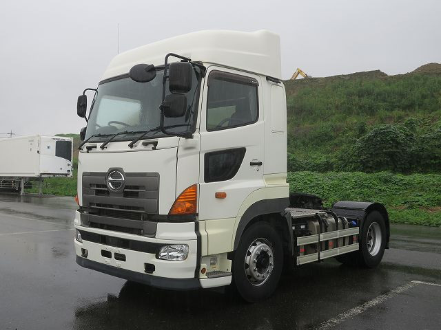【リースレンタル専用車両】平成29年式 日野 プロフィア トラクタヘッド 第五輪荷重11.5t ハイルーフ リターダ 後輪エアサス ★あんしん車検パック施工済み!★