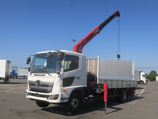 中古トラック 日野 レンジャー クレーン付平ボディ