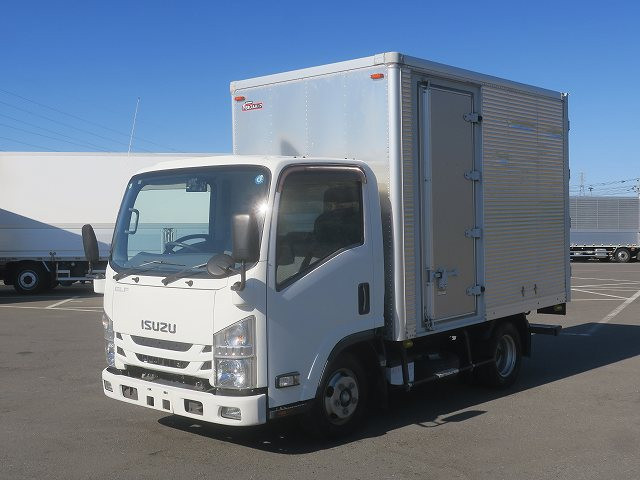 平成30年式 いすゞエルフ アルミバン 積載2t 標準ショート 左サイド扉 ★あんしん車検パック施工済み!★