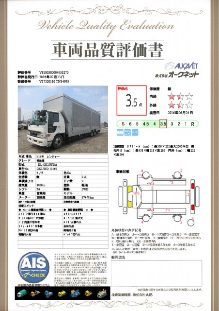 中古トラック 日野車載車(カーキャリア) #22