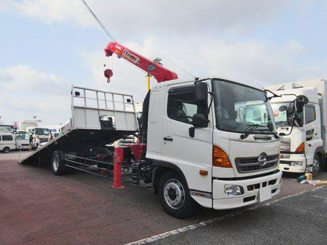 中古トラック 日野クレーン付セルフローダー #2