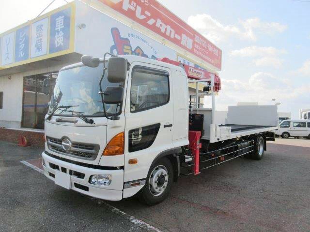 中古トラック 日野クレーン付セルフローダー #7