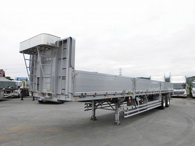 中古トラック 日本フルハーフアルミブロック平トレーラ #2