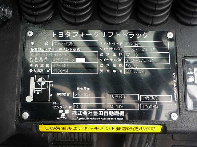 中古トラック トヨタフォークリフト #11