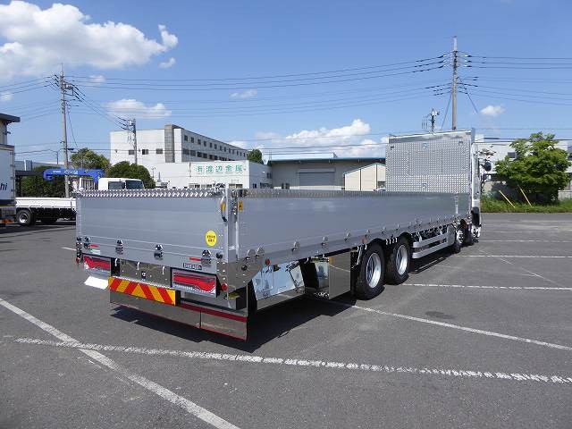 レ*オ様 ★積荷付★日野新型プロフィア４軸平荷台トラック　トラックコレクション 日野 プロフィア 大型 アルミブロック QPG-FR1EXEG (30815
