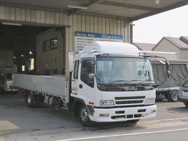 中古トラック いすゞ平ボディアルミブロック #2