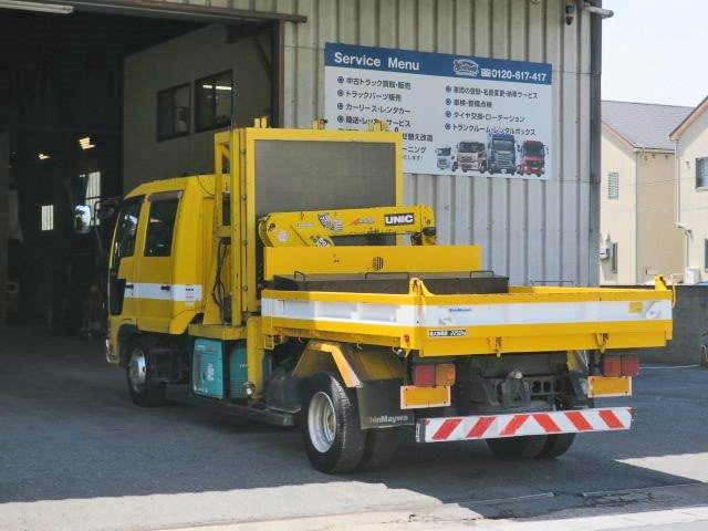 中古トラック 日野道路作業車(クレーン付ダンプ） ＃4