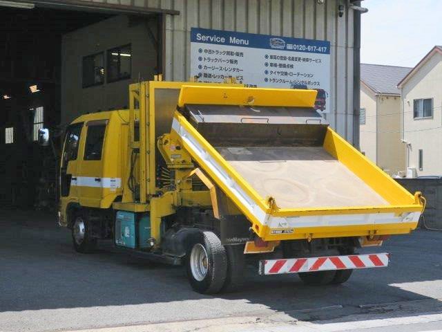 中古トラック 日野道路作業車(クレーン付ダンプ） ＃6