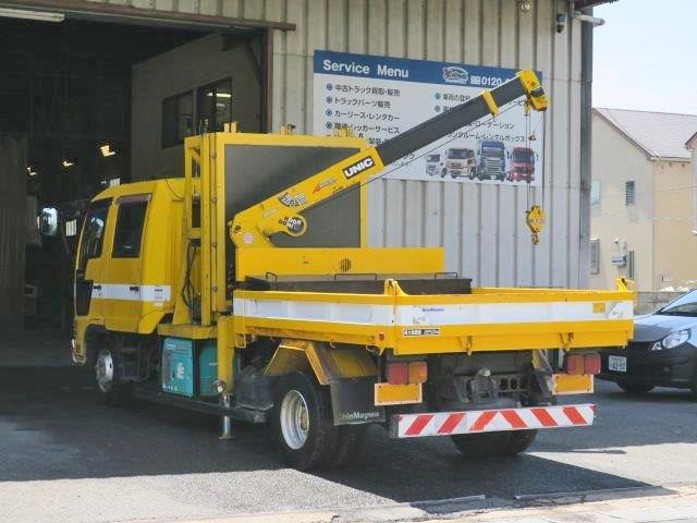 中古トラック 日野道路作業車(クレーン付ダンプ） ＃7