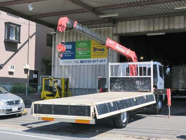 中古トラック 日野クレーン付平ボディ #8