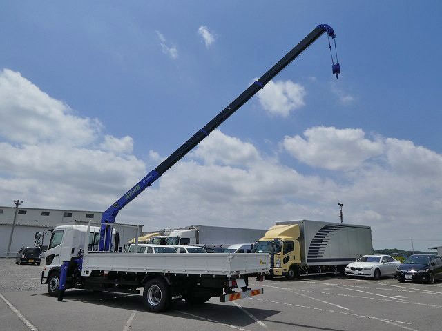 中古トラック 日野クレーン付き平ボディ #8