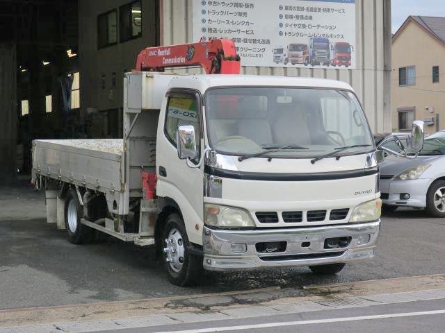 中古トラック 日野クレーン付平ボディアルミブロック #2