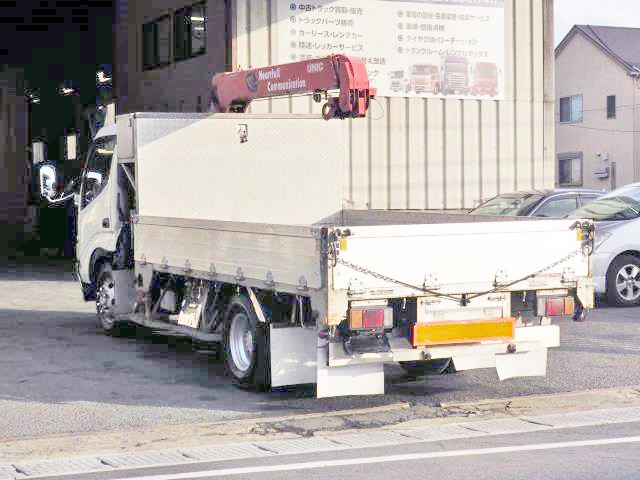 中古トラック 日野クレーン付平ボディアルミブロック #4