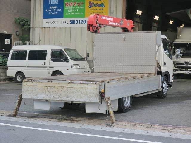 中古トラック 日野クレーン付平ボディアルミブロック #7