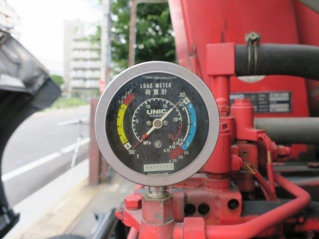 中古トラック 日野クレーン付平ボディアルミブロック #10