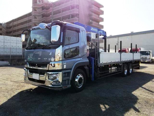 中古トラック 三菱ふそうクレーン付き平ボディ #5