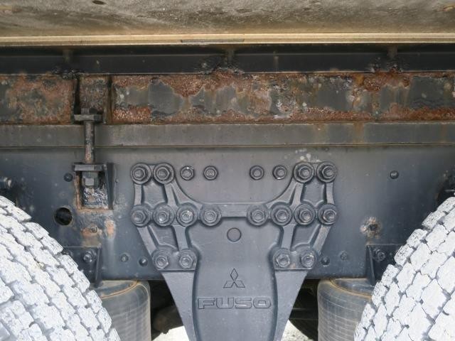 中古トラック 三菱ふそうクレーン付平ボディアルミブロック #12