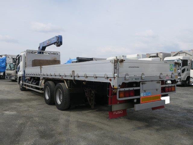 中古トラック 三菱ふそうクレーン付平ボディアルミブロック #4