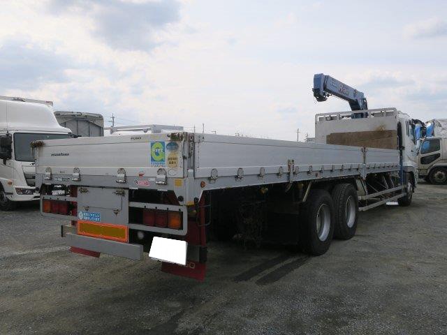 中古トラック 三菱ふそうクレーン付平ボディアルミブロック #6