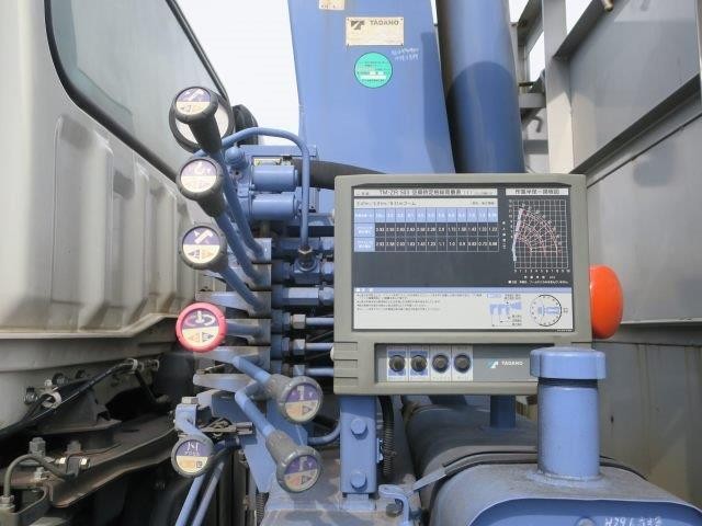 中古トラック 三菱ふそうクレーン付平ボディアルミブロック #9