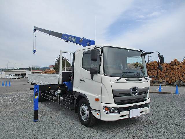 中古トラック 日野クレーン付き平ボディ #6