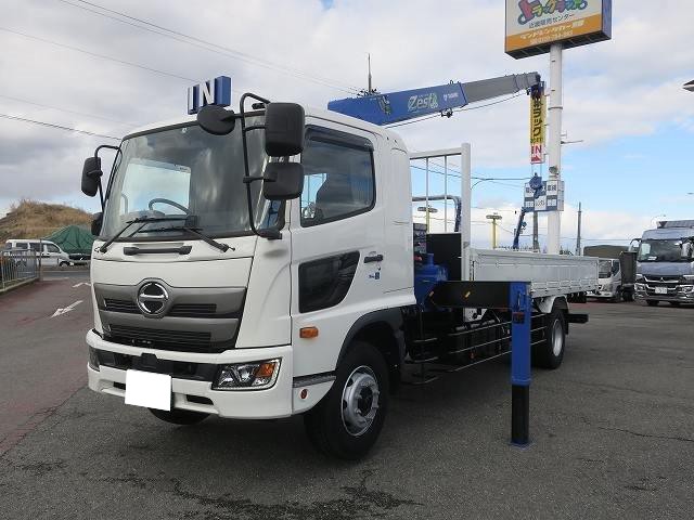 中古トラック 日野クレーン付平ボディ #5