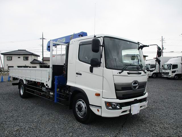 中古トラック 日野クレーン付平ボディ #2