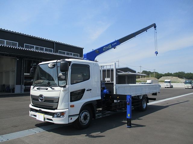 中古トラック 日野クレーン付平ボディ #5