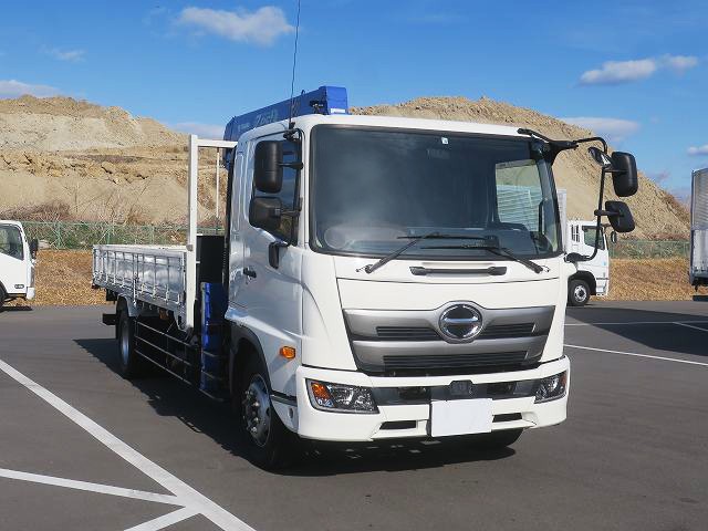 中古トラック 日野クレーン付平ボディ #2