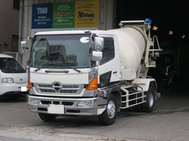 日野レンジャー 中型コンクリートミキサー車 