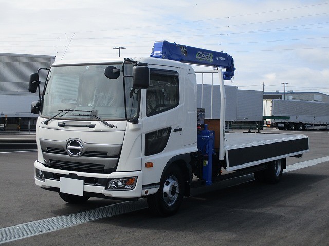 中古トラック 日野クレーン付平ボディ #5