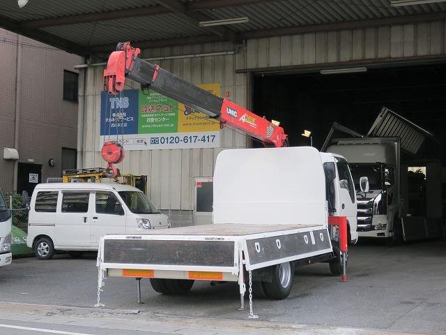 いすゞエルフ 小型クレーン付平ボディ