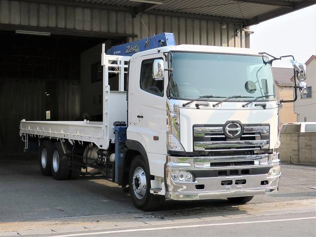 中古トラック 日野クレーン付平ボディ #2