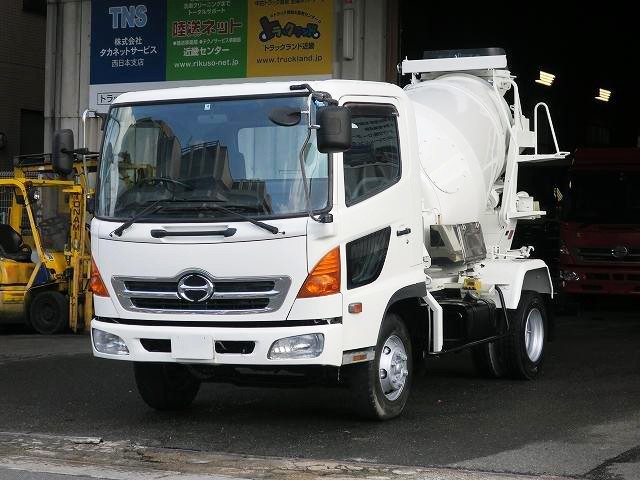 日野レンジャー 中型コンクリートミキサー車 