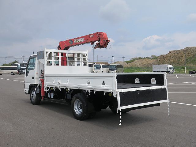 いすゞエルフ 小型クレーン付平ボディ