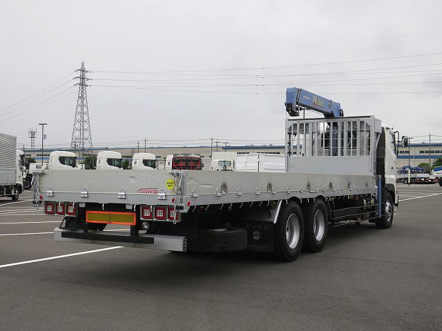 中古トラック 日野クレーン付平ボディアルミブロック #3