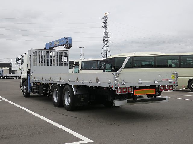 中古トラック 日野クレーン付平ボディアルミブロック #4