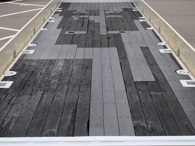 中古トラック 日野クレーン付平ボディアルミブロック #8